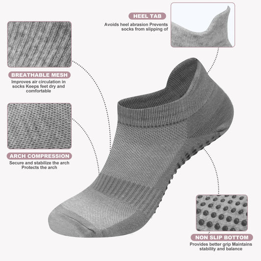 FlexHaven Pairs Women's Short Sports Socks