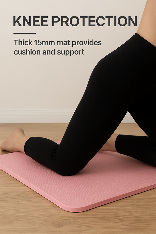 15mm Extra Cushion Yoga Mat – Perfect for Home & Studio